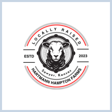 Locally Raised Sheep, Hartmann Hampton Farms, Estd 2023