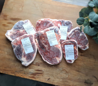 Wholehearted Farm LLC large steak bundle