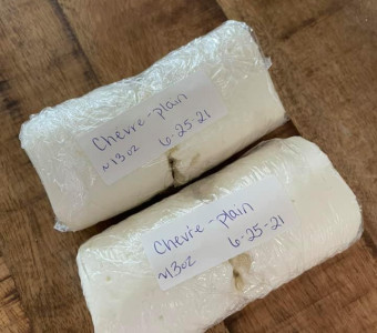 Bluestem Acres- plain chevre log