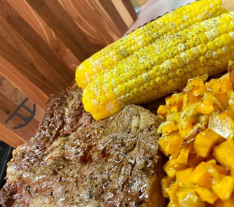 Steak and Corn