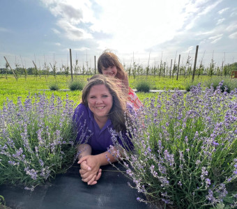 Andrea & Clara in Lavender Field