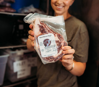 steak from Kansas beef farmers