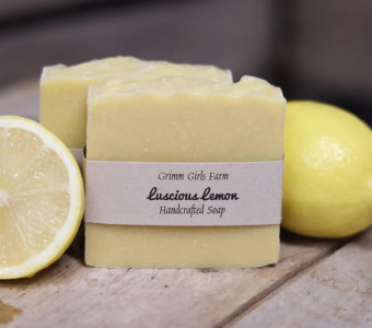 Luscious Lemon Goat Milk Soap in Kansas