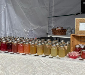 We sell at several events & from the farm.