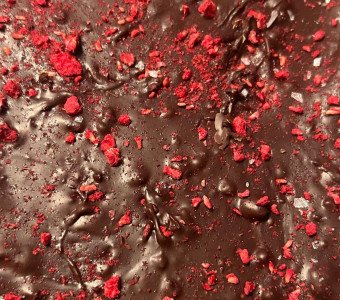 Dark Chocolate Raspberry Orange Bark