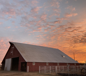 Over century old barn