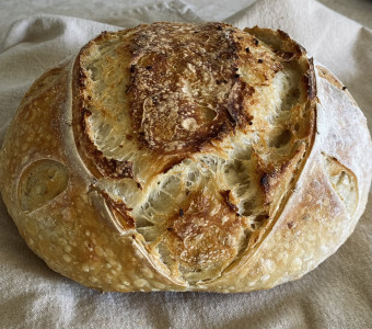 Garlic rosemary sourdough