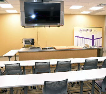 Classroom kitchen with streaming capability