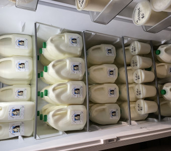 Milk fridge