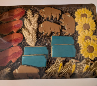 Kansas Day Sugar Cookies