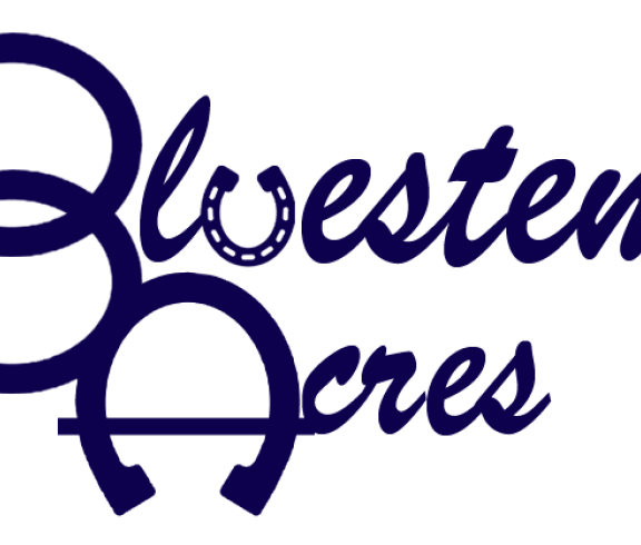 Bluestem Acres text logo