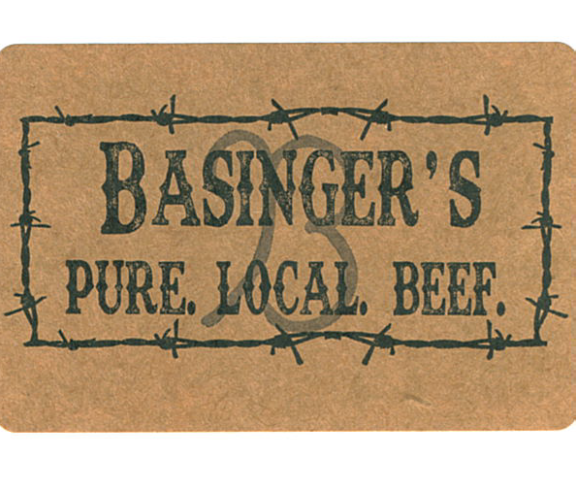 Basinger's Beef - 1/4s, 1/2s, Whole Beef, Cuts of meat, snack sticks, beef jerky, summer sausage