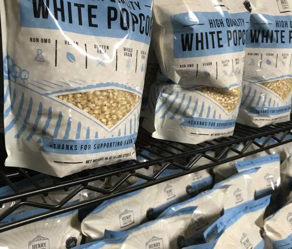 White Popcorn on the shelf
