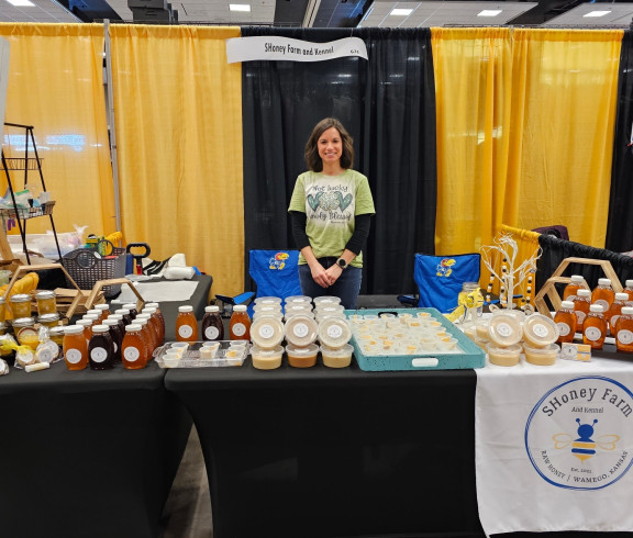SHoney Farm offers raw honey, creamed honey, and infused hot honey.