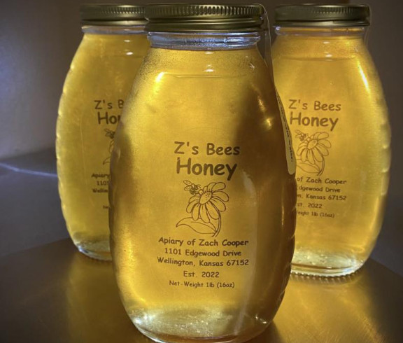 3- 1lb jars of honey