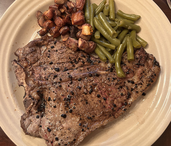 Grass-fed and Grain-finished Porterhouse Steak