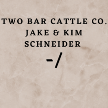 Two Bar Cattle Co logo