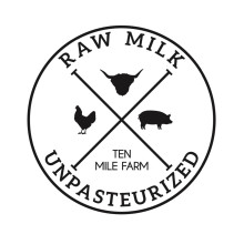 Kansas Raw milk label 