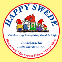 HAPPY SWEDE RESTAURANT - 435 E McPHERSON ST, LINDSBORG, KS "LITTLE SWEDEN, U.S.A."